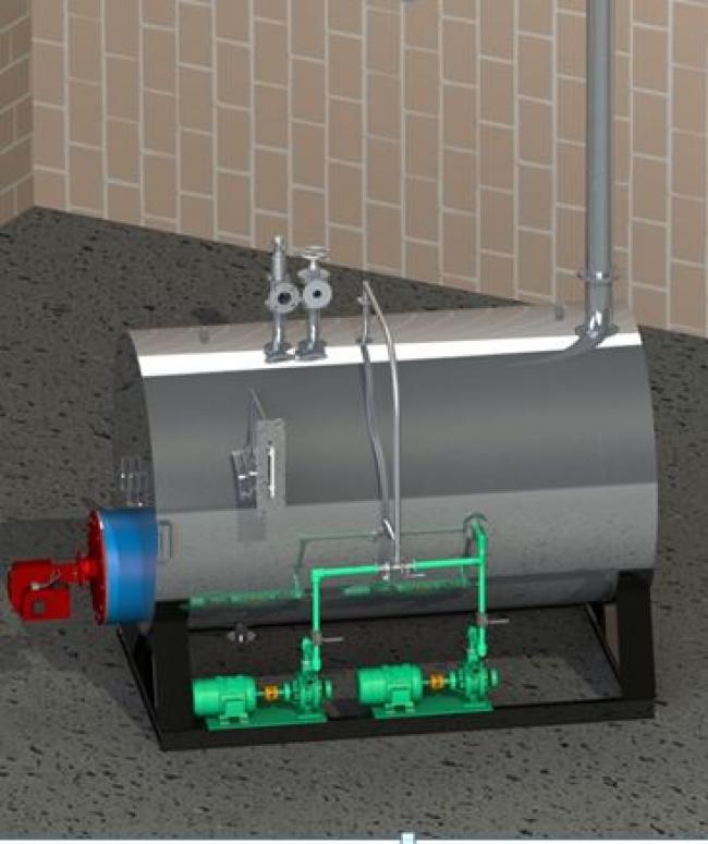 Caldeira Boiler de Vapor Mini CVM